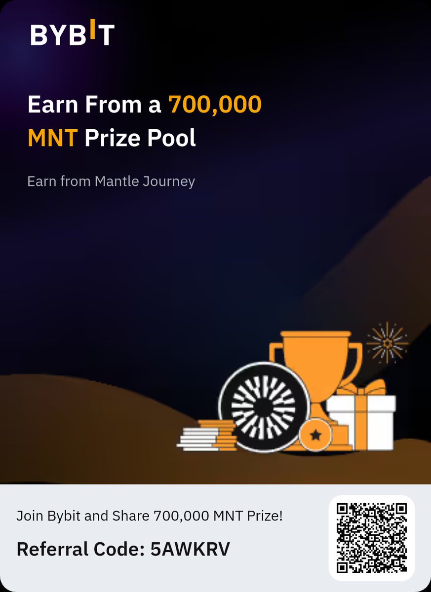 Come join me at Bybit's Mantle Journey event and earn from a 700,000 MNT prize pool! Check it out now. bybit.com/en/trade/spot/…
bybit.com/en/trade/spot/…