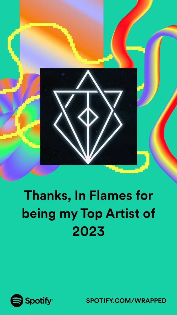 neonzek's tweet photo. Gracias, @InFlames_SWE, por toda la música. Este año no pude dejar de escuchar The Great Deceiver. #Mi2023enSpotify 
https://t.co/u7N75SyIKG https://t.co/OGfSMfJ1O3