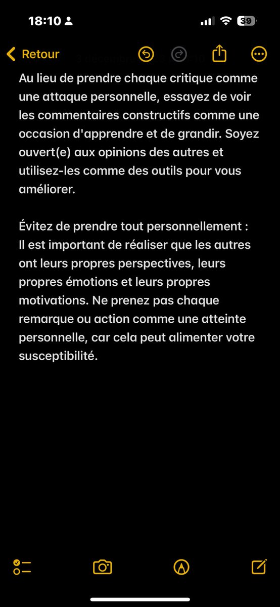 À lire et à retenir 🤍