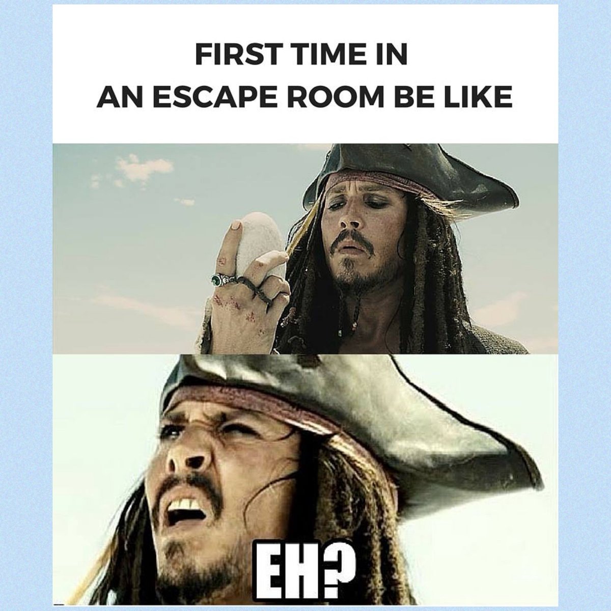 Happy Sunday Funday! Whether it’s your 1st or 100th game, we can’t wait to SEA you and your crew tackle Pirates of Tanasbourne 💪🏼 #stumptownescapegames #sundayfunday #punny #meme #pirates #thingstodoinportland #rainydaysarehere #staywarm #staydry #allonapirateship