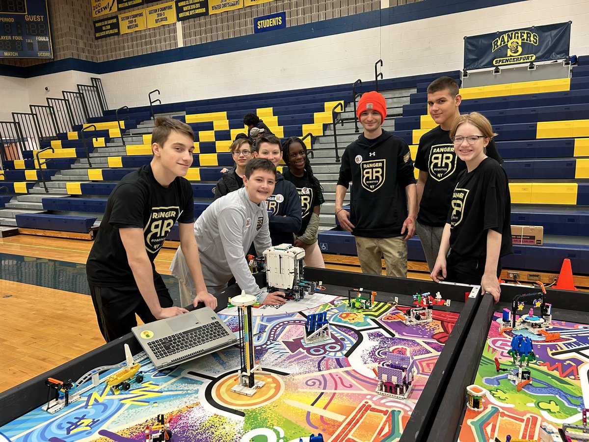 Robotics FLL qualifiers are underway <a href="/frc3015/">Ranger Robotics</a> <a href="/SpencerportCSD/">Spencerport Schools</a> <a href="/FIRST_Rochester/">FIRST Rochester</a>