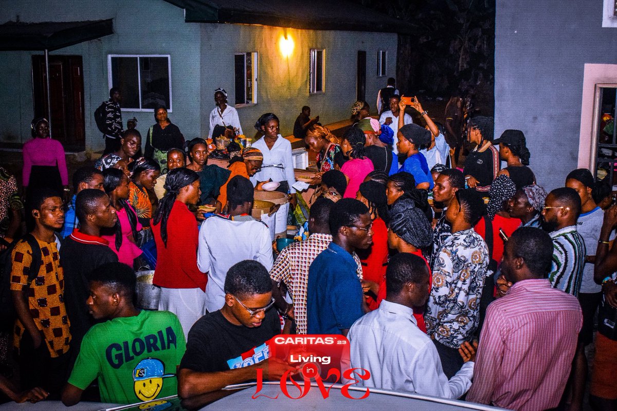 dlcf_choba's tweet photo. Even our stomachs felt the love as our mouths accepted it.
We feasted in LOVE as well.
Befitted delicacies for LOVING souls.
#caritas2023
#LIVINGinLOVE
#dlcf_choba
#whereJesusReigns https://t.co/Z8taTLC9S9