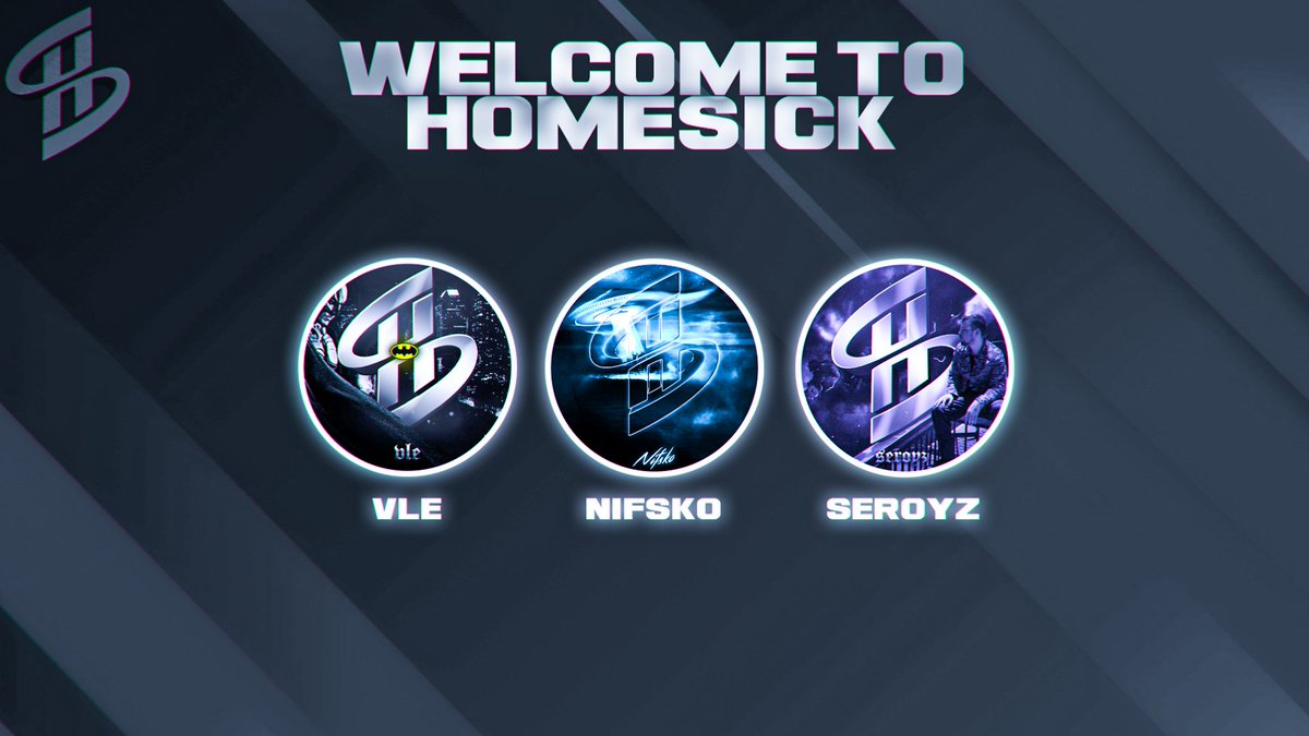 WereHomesick's tweet image. WELCOME 3 NEW RECRUITS TO OUR NEW GEN TEAM!

VLE HS - @Vampcrash 
Nifsko HS - @Nifsko2000 
Seroyz HS - @Seroyz 

#WereHomesick 🏡🤒