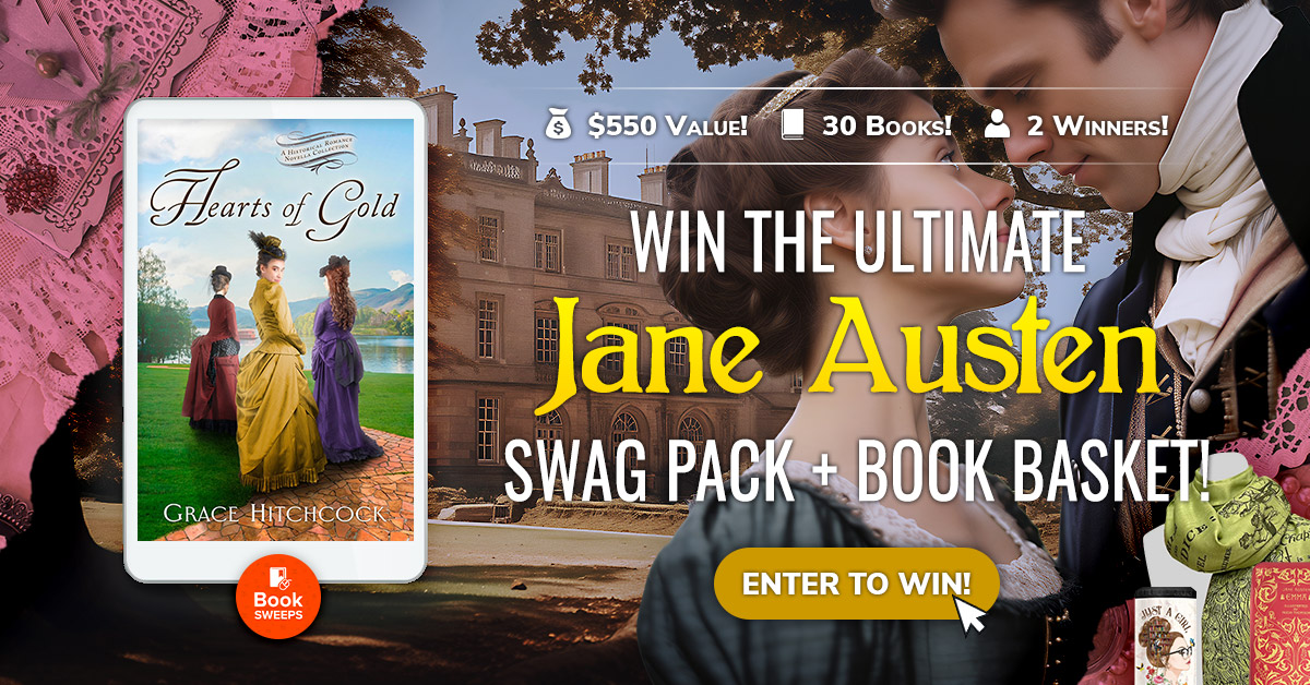 If you want another romance novel to add to your TBR pile, you can enter to win my book, Hearts of Gold, on <a href="/BookSweeps/">BookSweeps</a> today — plus 30 exciting romance novels from a great collection of authors... AND a #JaneAusten swag pack worth $250! 
LINK👉 bit.ly/nov-2023-jane-…