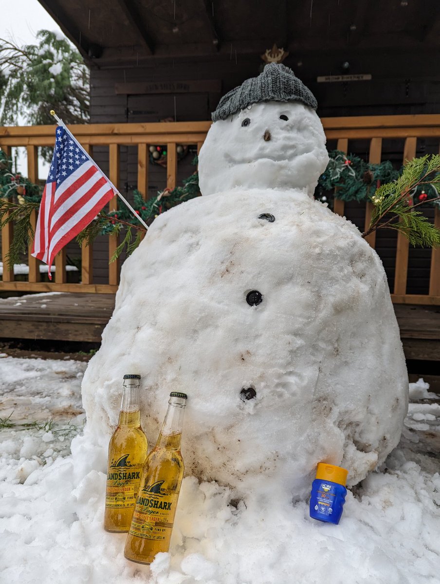 IgnitionMark's tweet photo. I'm back from my vacation in Florida. I put 2 bottles of @landsharklager in my suitcase as it's not for sale in the UK. I now realize why 🥶🌴 https://t.co/J302LcTL8P