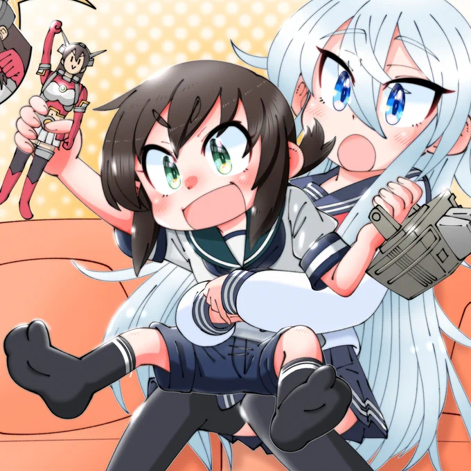 吹雪くんと響さん パートⅢご依頼分を作画中 