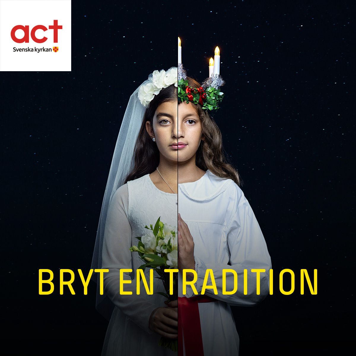 Idag börjar julinsamlingen: Bryt en tradition!
 
Det är dags att bryta skadliga traditioner som fråntar flickor och kvinnor rätten till sin kropp och sitt liv. Swisha din gåva till 900 1223.
#actsvenskakyrkan #julinsamlingen #brytentradition l8r.it/4fNV