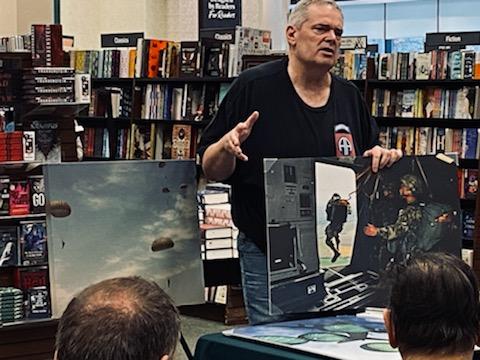 Had a great time at Barnes & Noble yesterday giving a talk on the life of a paratrooper and reading from All the Ruined Men. Thanks to everyone who showed up. You made my day. #82ndAirborne #StMartinsPress