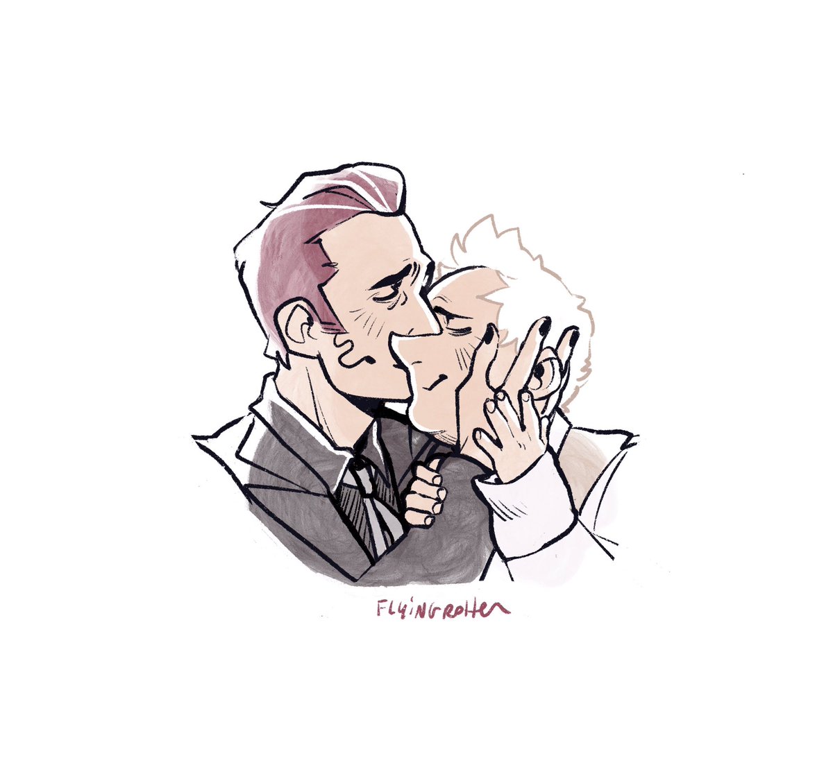 It’s December the 3rd
#GoodOmens #AdventKissesCalendar