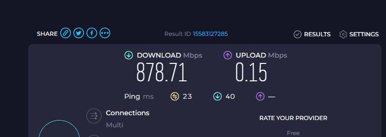 DeugsGaming's tweet image. #freebox #fibrefree #fraudes 

@free  @Free_1337 

3 speed TEST à 2 min d&apos;intervalle 

en temps normal j&apos;ai débit ascendant entre 500 et 700 MBPS

me dites pas que la ligne n&apos;a pas de probleme parce ici on vois l&apos;instabilité

ET regarder le DERNIER 

j&apos;ai littéralement 0.15 MBPS