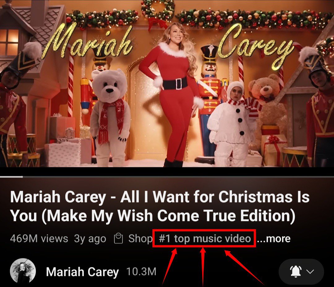 #1 on every platform #MariahSZN