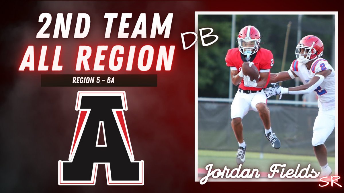 Congratulations @jordan_fields_ for being selected to the 2nd Team All Region #ATC