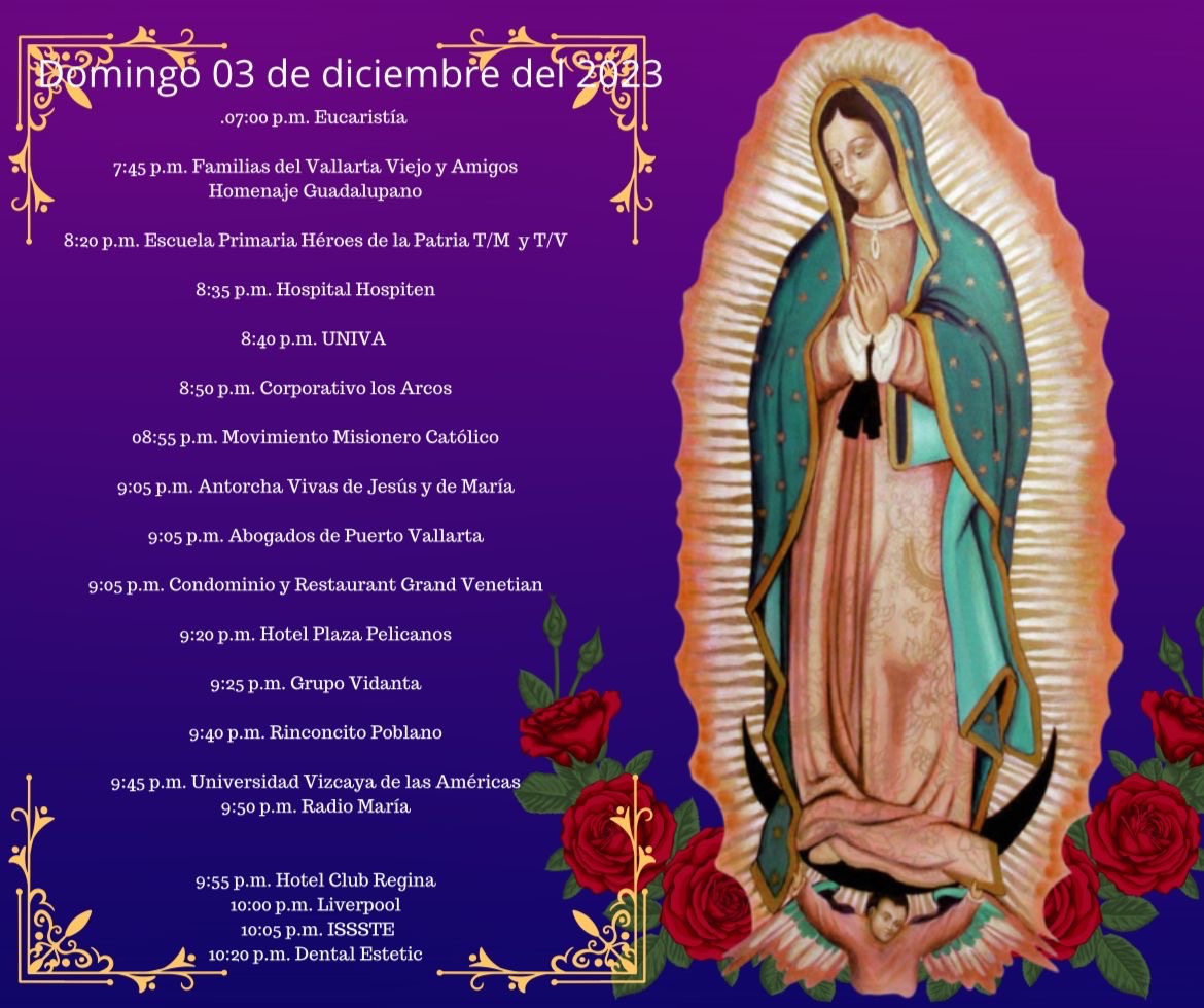 reportediariopv's tweet photo. Arranca el día 3 de peregrinaciones en el puerto
Todos los días serán presentadas las del día siguiente
Redacción: César Langarica
#PuertoVallarta #Hoy #Peregrinaciones2023 #SegundoDia #Puertomagico #NuestraSeñoraDeGuadalupe https://t.co/3c2seIhOm0
