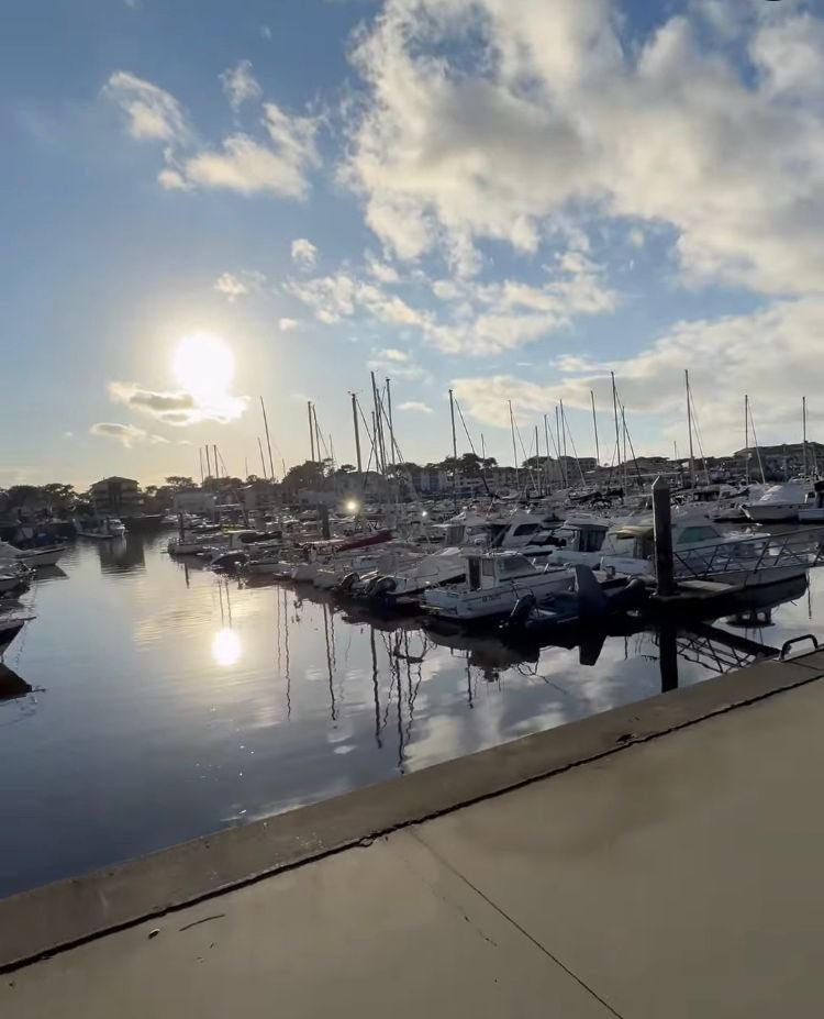 Une belle journée ensoleillée  se termine …. Capbreton ♥️♥️♥️♥️