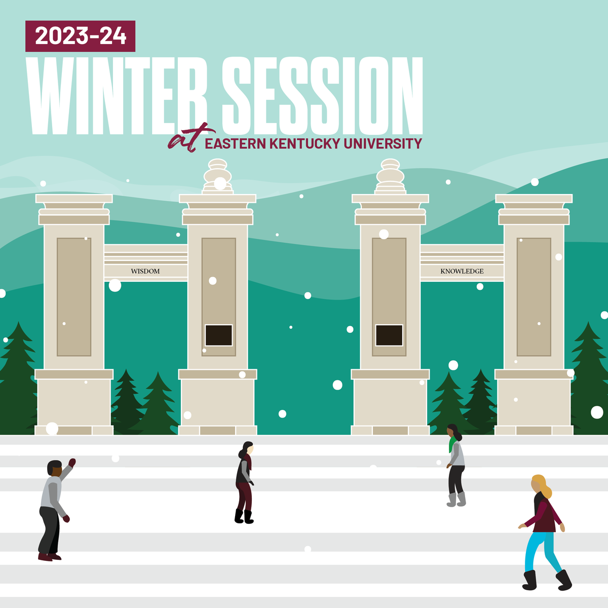 EKUWinter's tweet photo. #EKUWinter courses begin tomorrow! We wish all of our Winter Colonels a great term! Learn more about Winter courses at https://t.co/e6PqHlvyes #EKU https://t.co/FHdWnMqfzQ