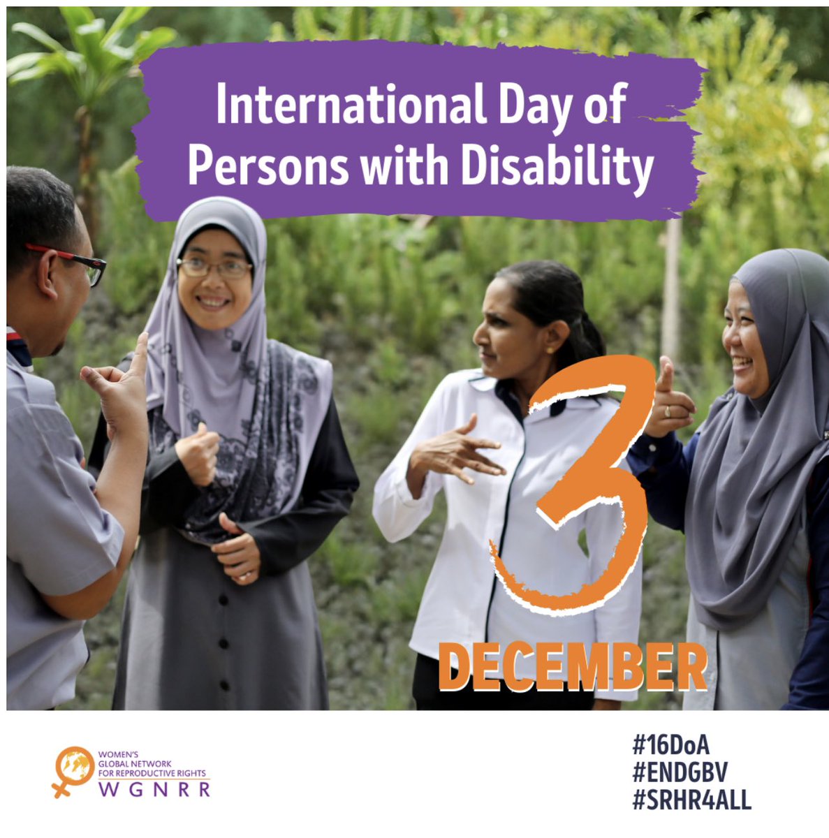 Embracing abilities and breaking barriers! Today marks the International Day of People with Disabilities. Join us in championing diversity, fostering inclusion, and celebrating the abilities that make each person extraordinary. #SRHR4ALL #Disabilityisnotinability