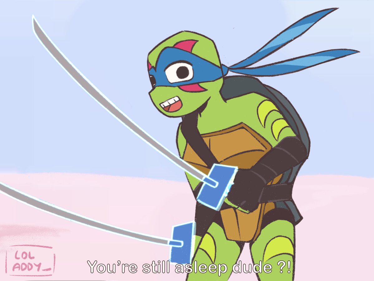 loladdy_'s tweet image. ‘the guy of, or from, usagi’s dreams’ 

#leosagi #leoichi #rottmnt #samurairabbit