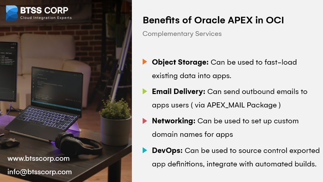 BTSSCORP's tweet photo. Benefits of Oracle APEX in OCI

Read More https://t.co/AH7cxvVpu8
.
.
#OracleApex #Apex #lowcode #lowcodedevelopment #lowcodenocode #oracle #oracleintergrationcloud #cloudintergration #Appdevelopmentcompany #lowcodeappdevelopmentcompany https://t.co/OADOqQ6EP9