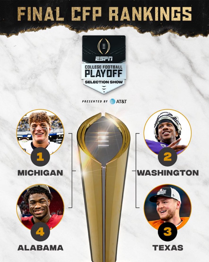 Perhaps the NFL should take a page from the College Playoff Selection Committee and pick its playoff teams based on subjective criteria and injuries instead of the team records?