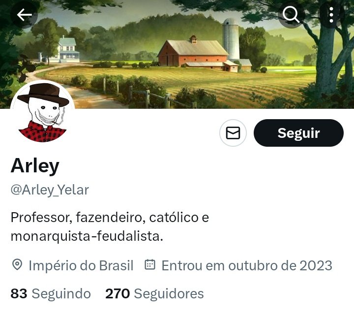 Kkkkkkkkkkk feudalista me pegou

Hi sisters, leg's go to the next one!

🚫 transfobia 🚫 homofobia🚫

Conta;
x.com/Arley_Yelar?t=…