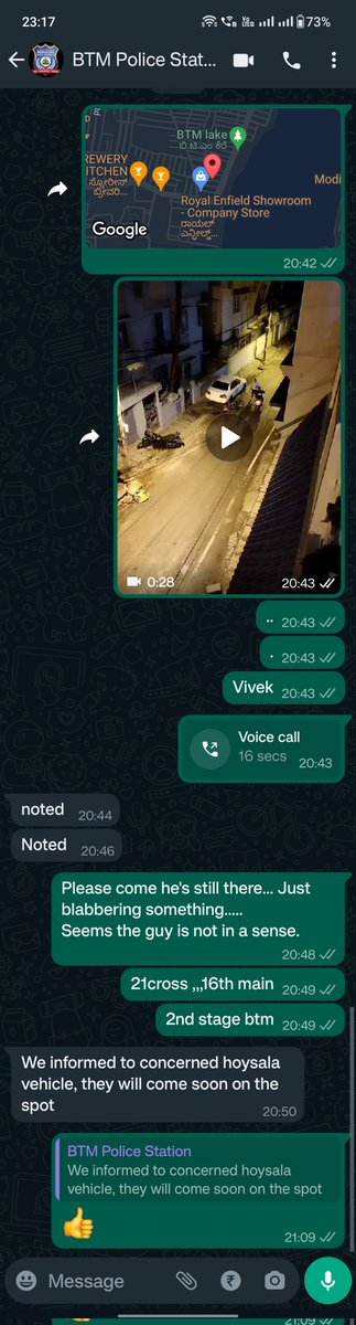 There's a guy lying just next to where i live, since the last 2-3 hours. 

Have already contacted this +919480801000 twice.  As said the matter is noted and apprised of to concerned ps
 Have informed @acpmicolayout
too.
he's still there.
@BlrCityPolice 
@CPBlr 
No action taken.