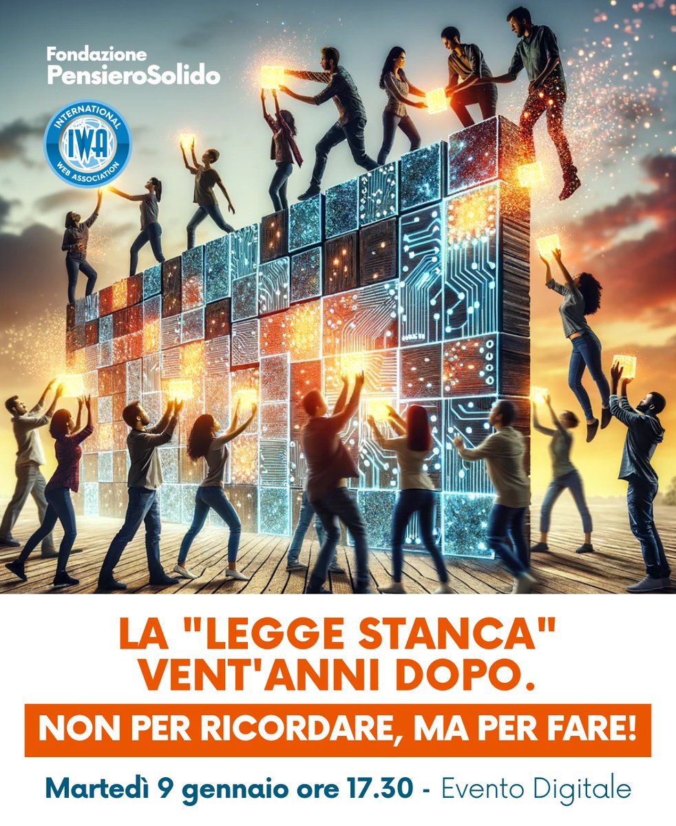 3 dicembre 2003. In Parlamento manca poco per approvare la prima legge in Europa sulla accessibilità digitale. 
La "legge Stanca" fu approvata all'unanimità il 9 gennaio 2004.
Oggi è il giorno migliore per darci appuntamento al 9 gennaio. 
#giornatamondialedelladisabilita