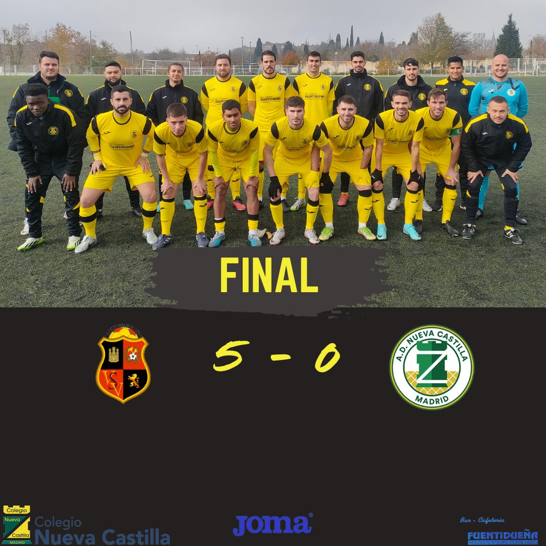 AdcNCas's tweet photo. Dura derrota que acaba con la racha de nuestro equipo Aficionado 💪🏼⚽

#ADNuevaCastilla💛💚 https://t.co/ecYXwtoeXQ