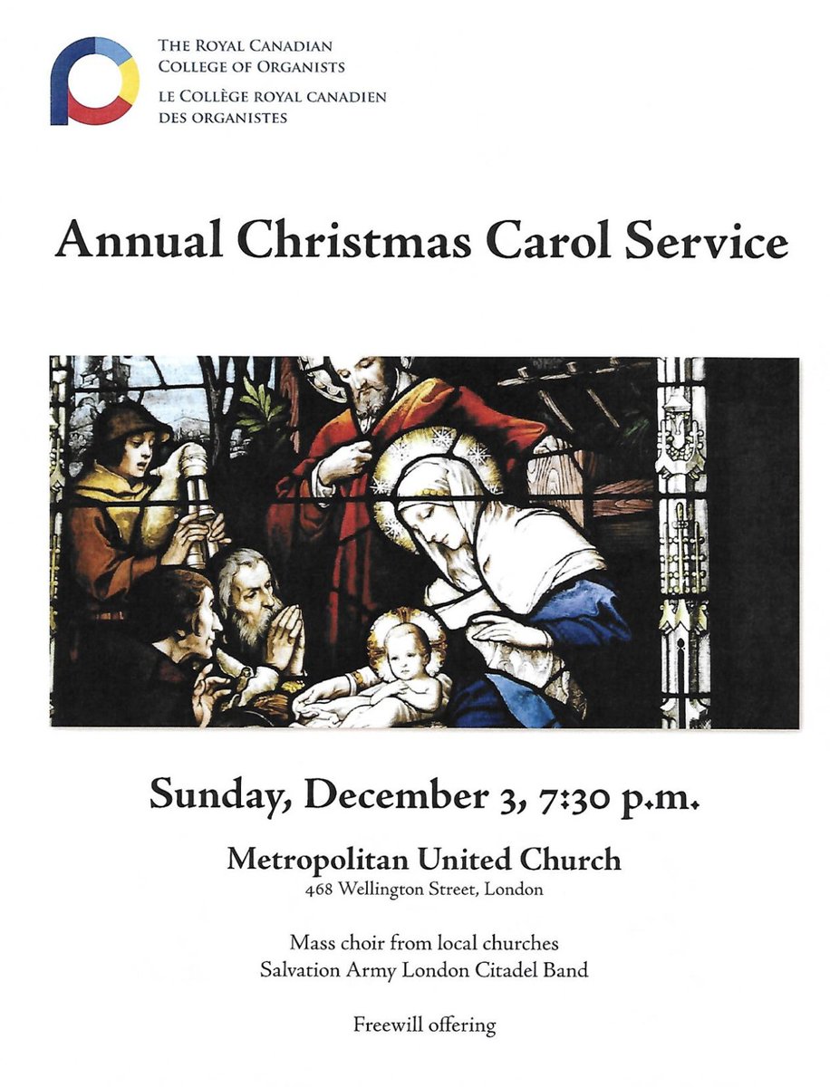 RCCOLondon's tweet photo. Today is the day!! See you at 7:30pm tonight for our Annual Carol Service. 🎄
#ldnont #rcco https://t.co/FMl1vzT0bL