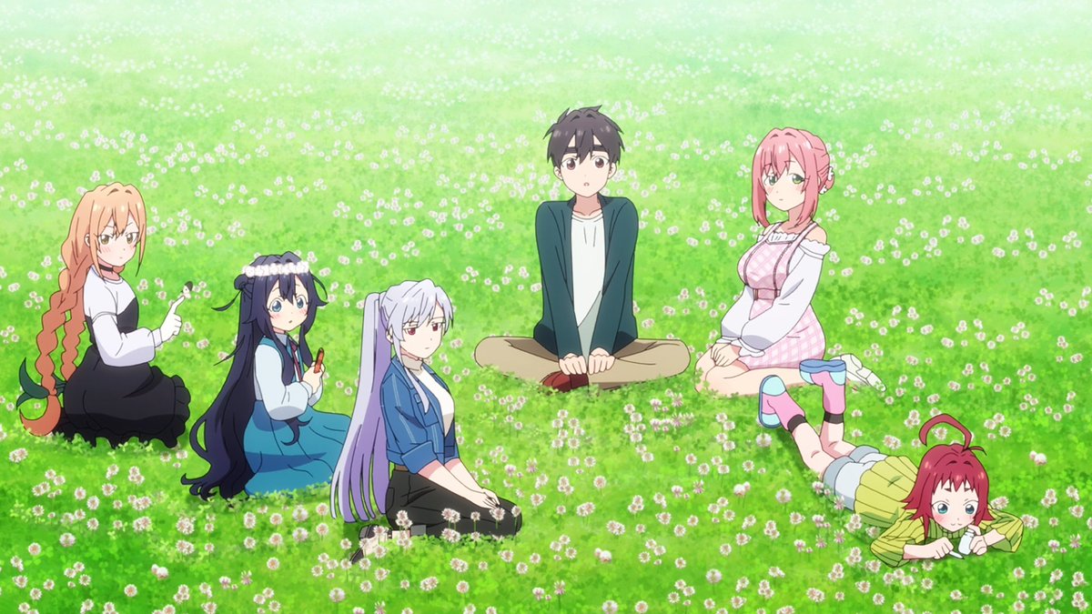 _mors_omnibus's tweet photo. O novo ep de Hyakkano me deixou com opiniões mistas. Achei a 1ª parte divertida como de praxe com a luta pelo buquê de flores e a sessão de fotos. Porém a 2ª parte me deixou com vergonha alheia, pois aquele drama barato e superficial não combina com a pegada da obra. https://t.co/5gKGEjK5QK