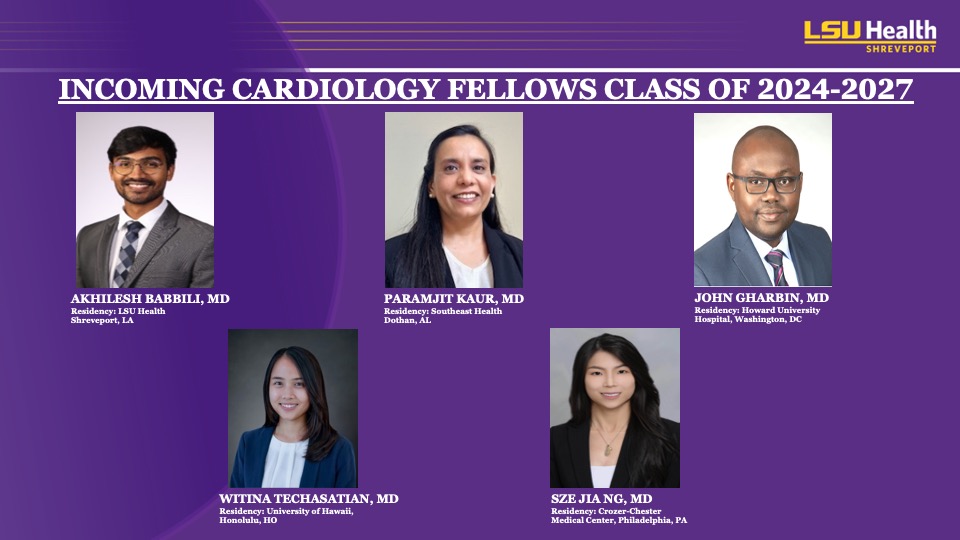 We are thrilled to welcome to our new group of cardiology 🫀 fellows, Class of 2024-2027!! #CardioTwitter @LSUHS @LSUHS_IM