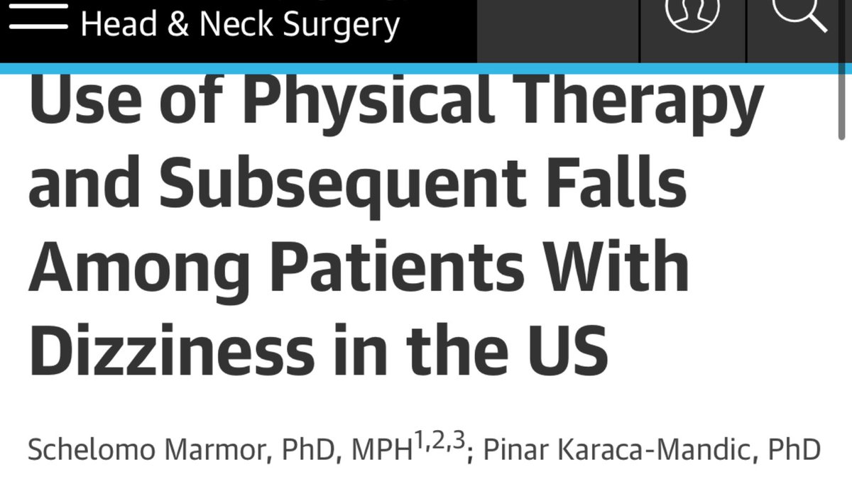 MangiarelliPT's tweet image. A JAMA study found that individuals who received PT w/in 3 months of #dizziness symptoms had an 86% reduction in odds of falling by 12 months. 

#dizzinessrelief #dizzinesstreatment #fallprevention #fallpreventionawareness #physicaltherapy #fallpreventiontips #clinicalresearch
