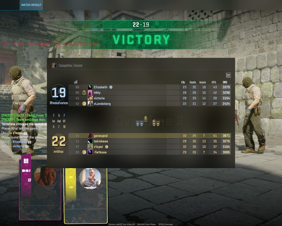 2-1 against 9 Pandas Fearless in Semi-finals Impact cash cup, after 1hour + playing XD🤩

once again finals, maybe this time we win :)