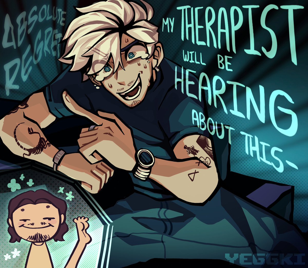 Heart on my sleeve more like toe in my mouth
——————
Goof aside I’m very proud of Sean and everyone who was involved <33 
#thankmas #jacksepticeye #ethannestor