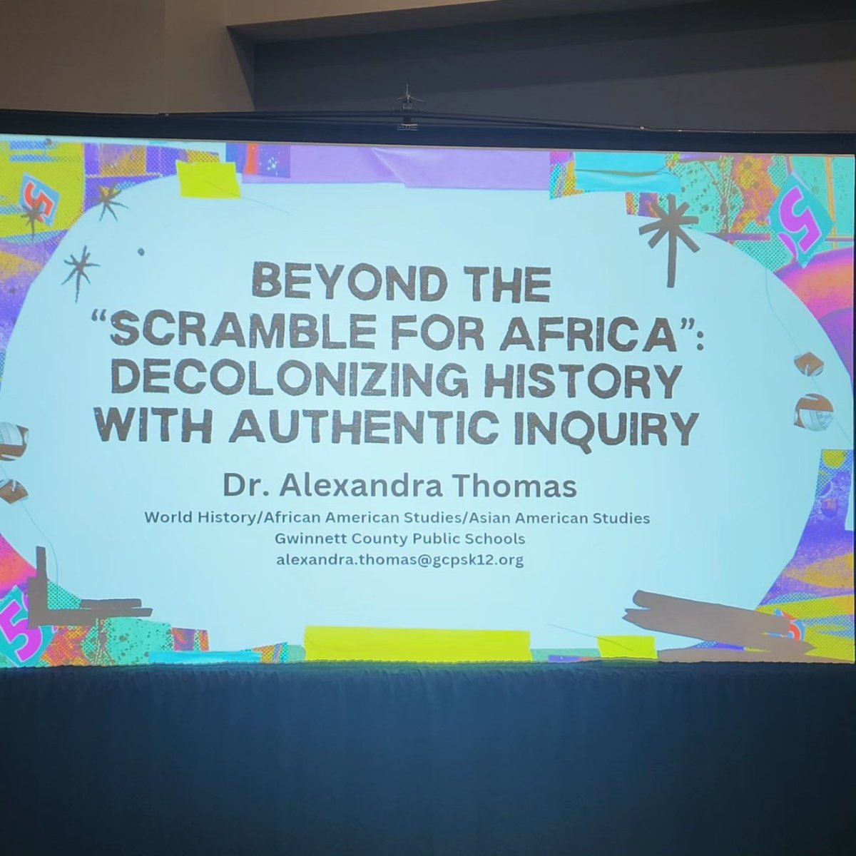 Thankful to <a href="/ECase19/">Eve Social Studies</a> for the opportunity to be reminded of my purpose and to network with my fellow social studies needs! #ncss2023
