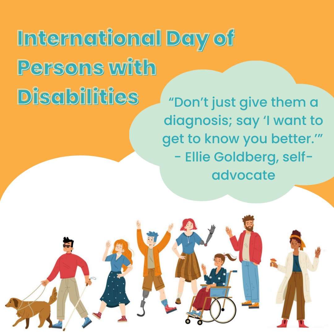 As GCs, how can we best care for our patients with intellectual or physical disabilities? <a href="/DenaTalksDNA/">Dena DNA</a>'s sister, Ellie Goldberg, encourages us to ask about hobbies &amp; interests. Get to know your patient!

#GeneChat #PrecisionMedicine #InternationalDayofPersonswithDisabilities