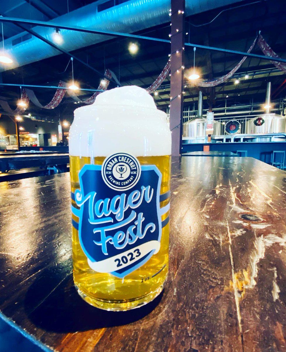Next Saturday. Nerd out about yeast &amp; decoction mashing, while we celebrate, "Lagerfest", with +10 of our closest Lager brewing friends from around the country.🍻🍻

To get your tickets, just click link
urbanchestnut-orderonline.square.site/lagerfest

#Prost!!❤️❤️