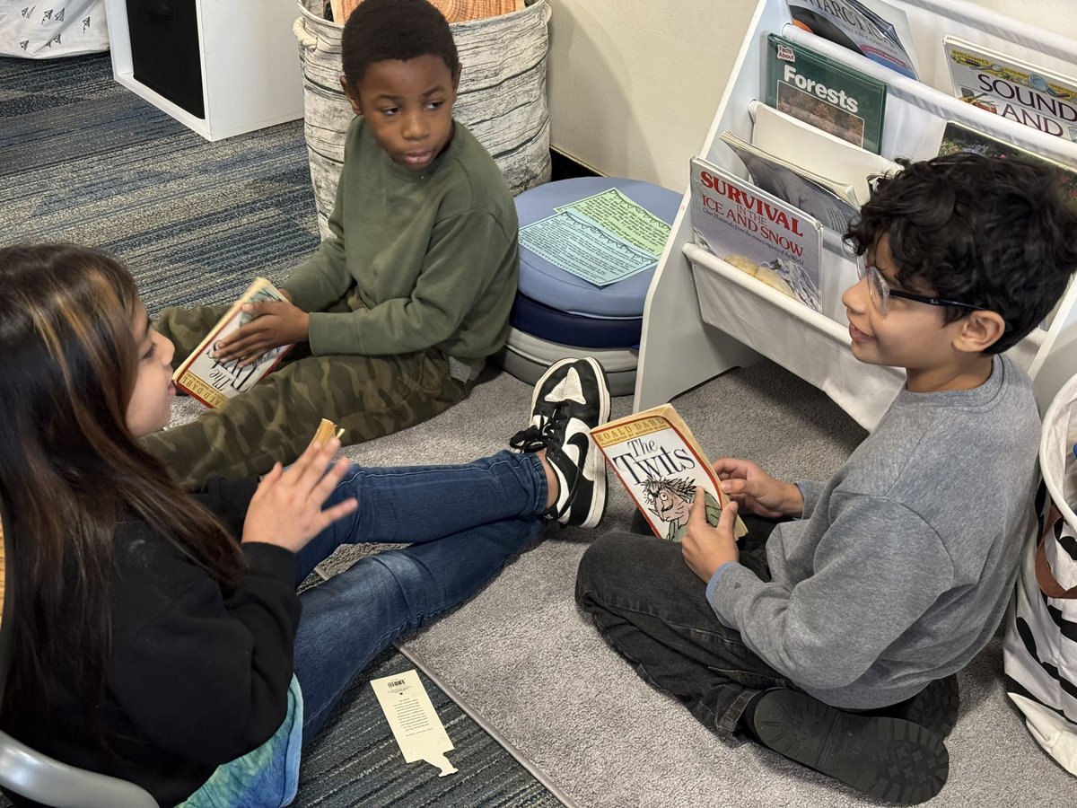 Book clubs are a favorite part of our day in room 102! 📚