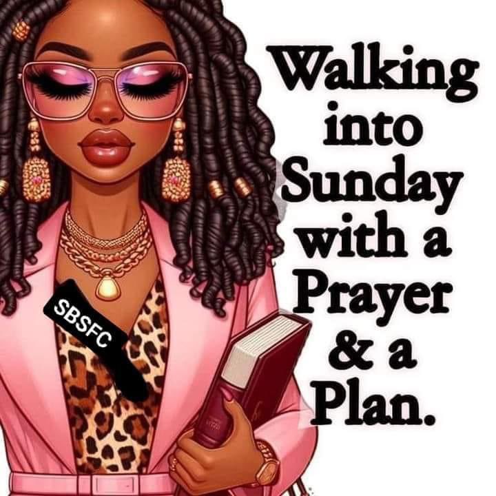 Walking🚶🏽‍♀️into Sunday with a Prayer 🙏🏽 and a Plan. #BlackAiArt #SundayVibes #BlackArt #SundayMotivation