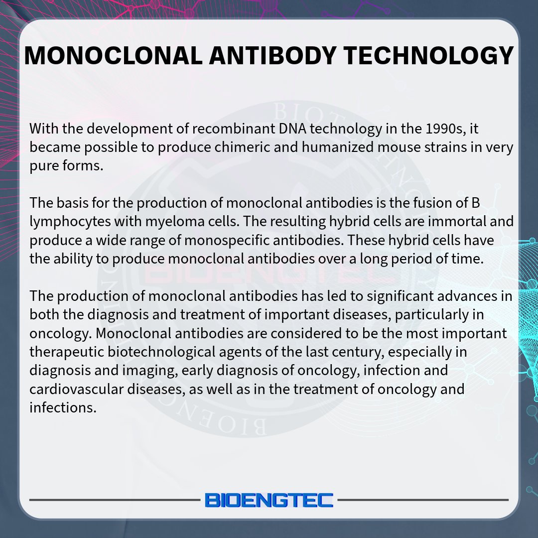bioengtec's tweet photo. Take a look at the Monoclonal Antibody Technology and share your thoughts. 💉🔎

Monoklonal Antikor Tenkolojisi'ne bir göz atın! D��şünceleriniz neler? 💉🔎

#üsküdarüniversitesi #biyoteknolojivebiyomühendislik #biyomühendislik #biyoteknoloji #antikor #antibody https://t.co/C9S5EW50jJ