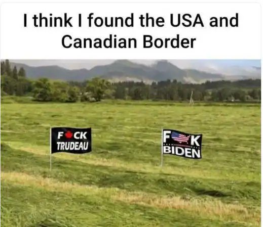 Easiest way to find the US-Candian border! 😂🤣👍