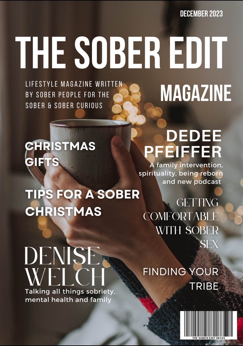 IT'S HERE! 🎄 📖 The Sober Edit Winter Magazine is now live on the website. This month’s edition is a perfect read for anyone starting thinking about a #dryjanaury or navigating a sober Christmas lots of inspiring stories, tips and alcohol-free drink ideas, celebrity interviews