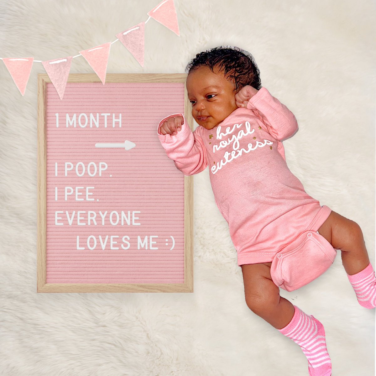 I’ve been so busy loving on my little one I forgot to share an update! Blossom turned 1 month today and she is my favorite person in the whole world. #lifeatatt #attemployee #firsttimemom