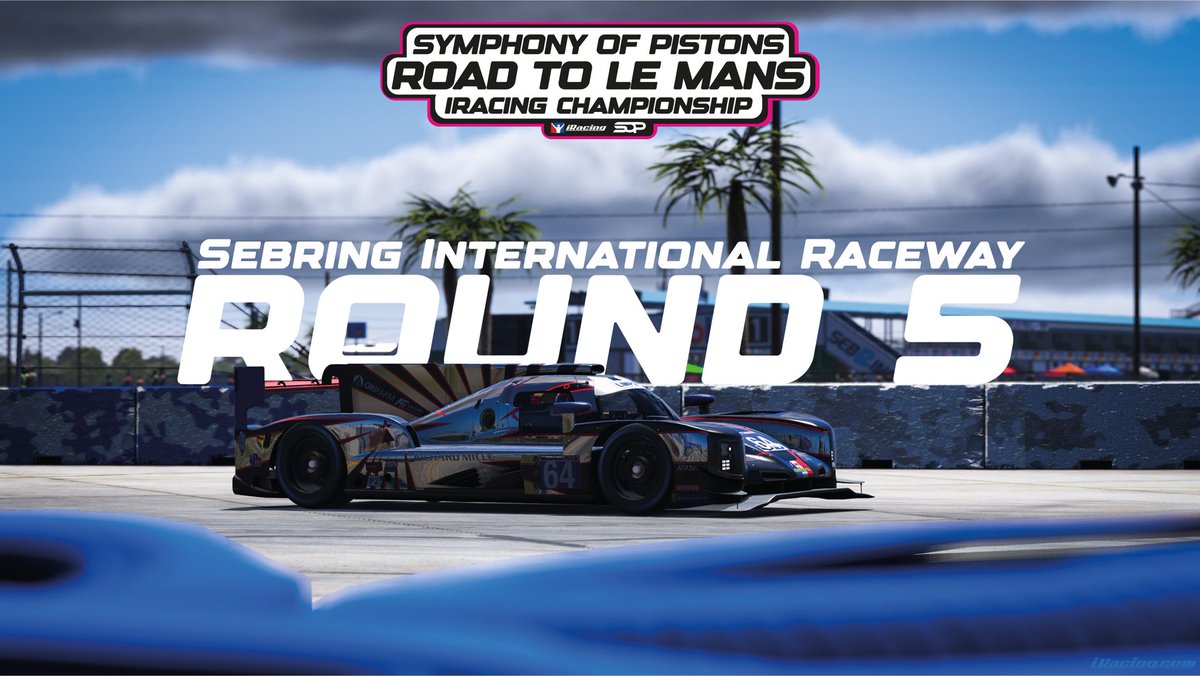 Road to Le Mans returns tonight as drivers prepare to take on Sebring International Raceway for round 5!

#roadtolemans #lemans24 #lemans #lmpcars #lmp #motorsport #racing #simracing #esports #esportsracing #sebringraceway