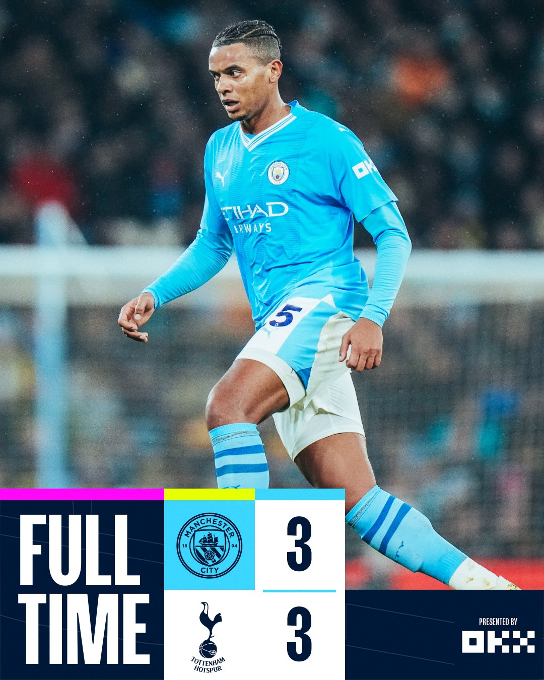 Manchester City on X: FULL-TIME, Points shared at the Etihad 🩵 3-3 ⚪️  #ManCity