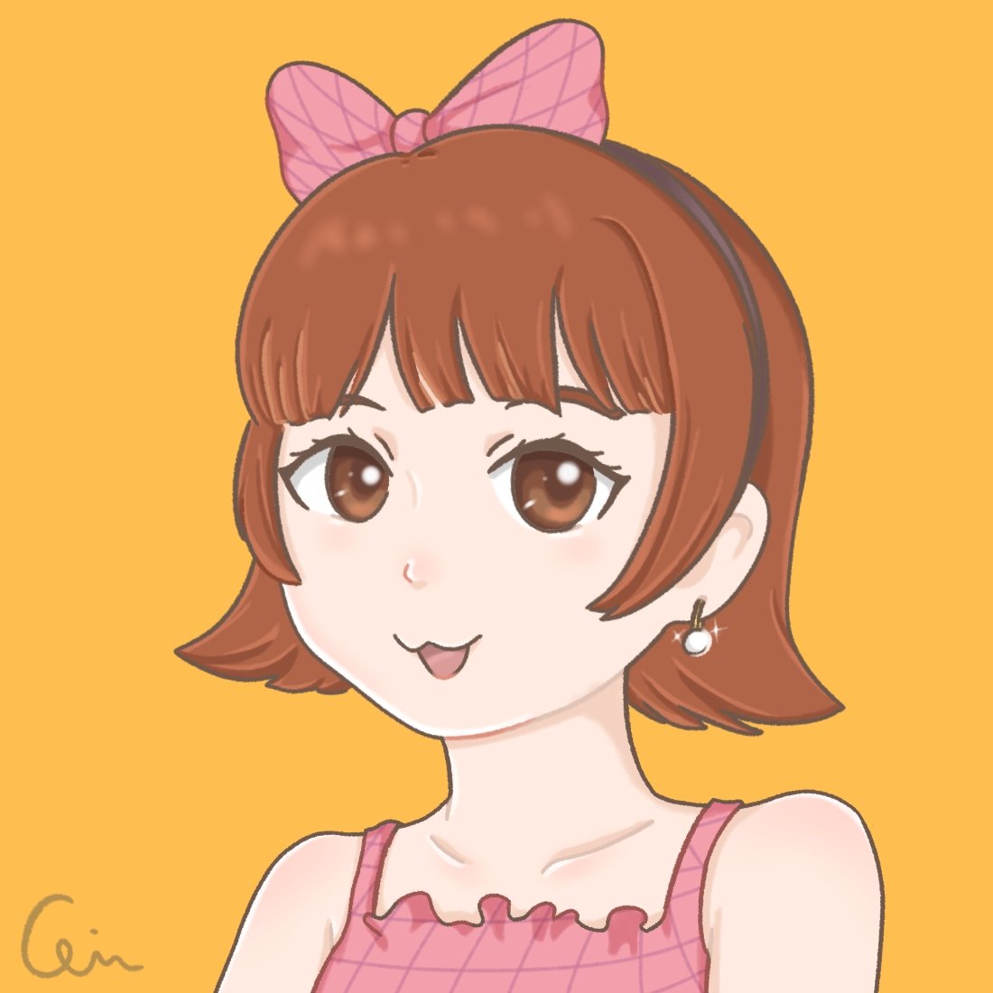 question_qin's tweet photo. 擁有貓嘴和俏麗短髮的偶像😺🎉
#ミリシタ #野々原茜生誕祭2023 #野々原茜 #mltd https://t.co/SA1vTONJpO