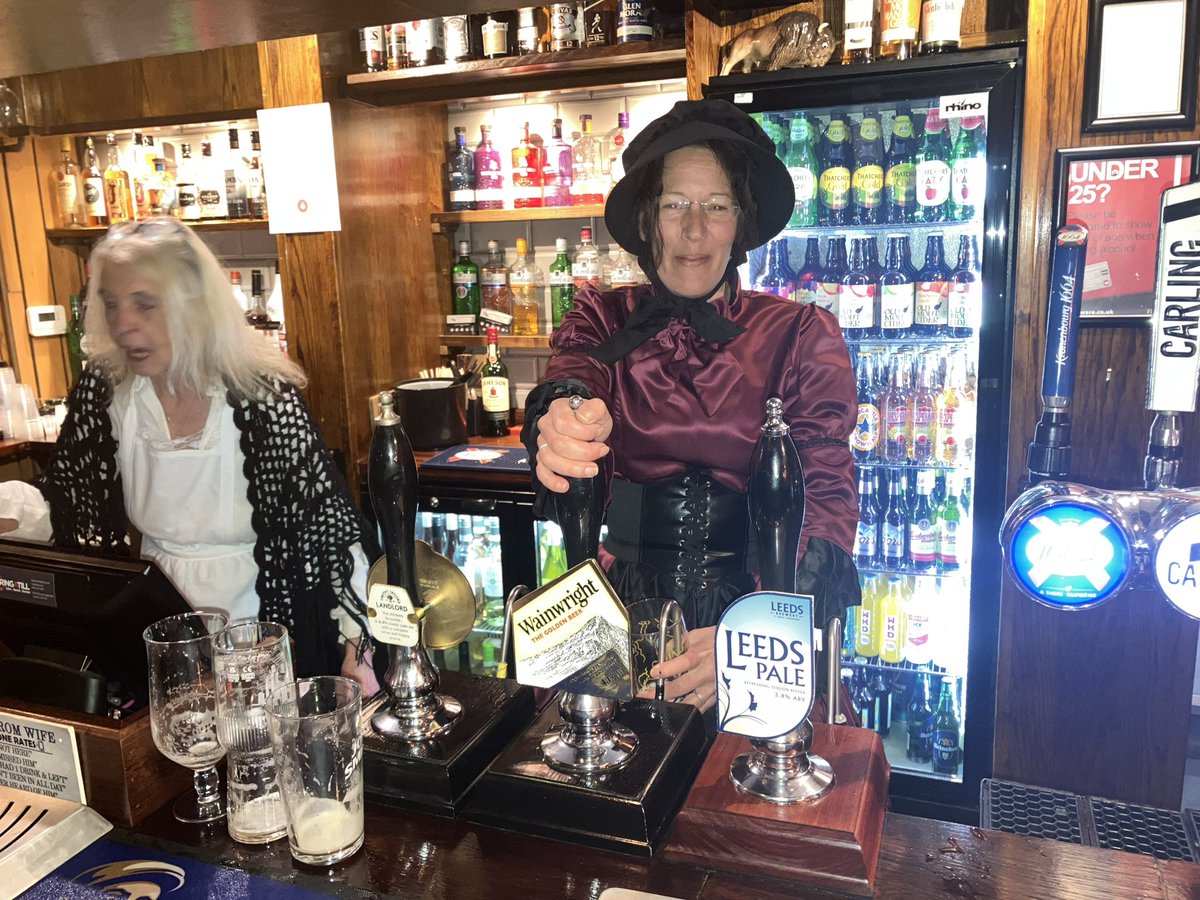 Silver medal in the 2023 Elise Brumfitt #VictorianAleHouse competition, the Black Bull @BullOtley 🏅👏👏🍻 @otleyfayre #OtleyVictorianFayre #Otley #famouspubtown