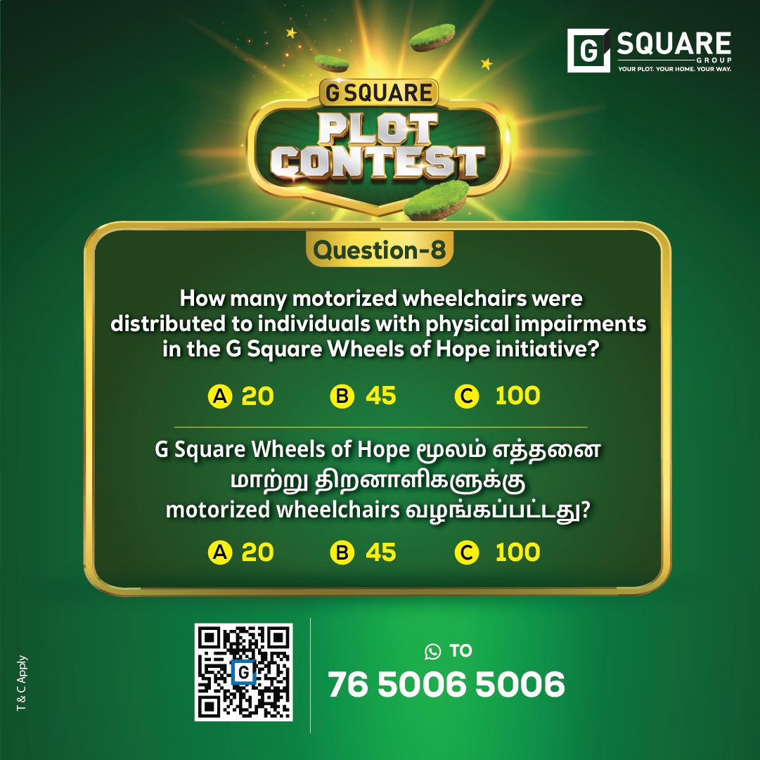 This is an incredible moment that on world disability day, <a href="/GSquareHousing/">G Square Housing</a>  bigg boss question based on the same topic. Hats off <a href="/GSquareHousing/">G Square Housing</a> 

#world_disability_day #IDPWD2023  #Gsquare #BiggBossTamil7
