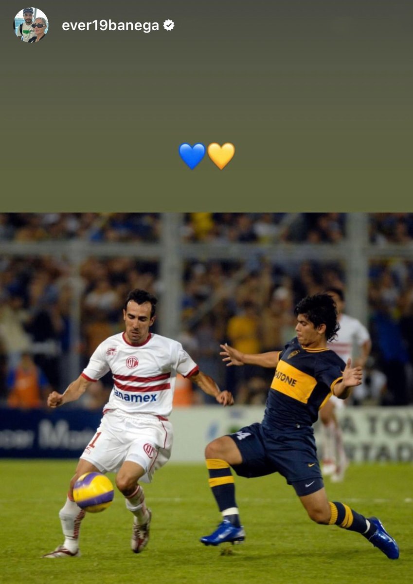 ¿Vuelve a Boca? El sugestivo mensaje de Éver Banega La foto que subió Éver Banega a su cuenta de Instagram.