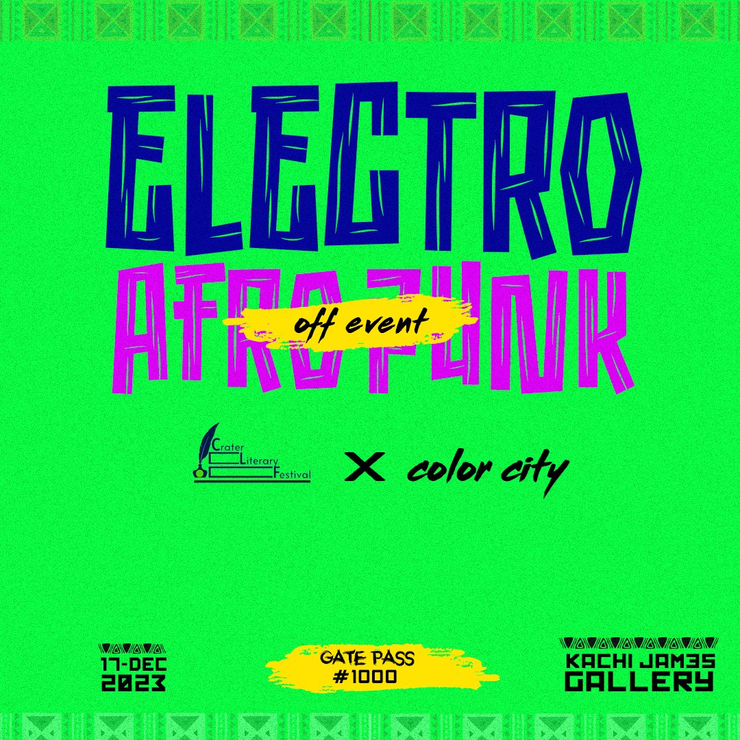 Tboidman's tweet photo. This years #colorcity event is going to be an off event for the #craterfest @CraterLitFest 2023!!!!!!!!
So when you turn up for #craterfest this year on the 15th-16th turn up on the 17th @KachiGallery for a massive opportunity to express yourself with colors
#Enugu #Homecoming https://t.co/aiAFv3821E