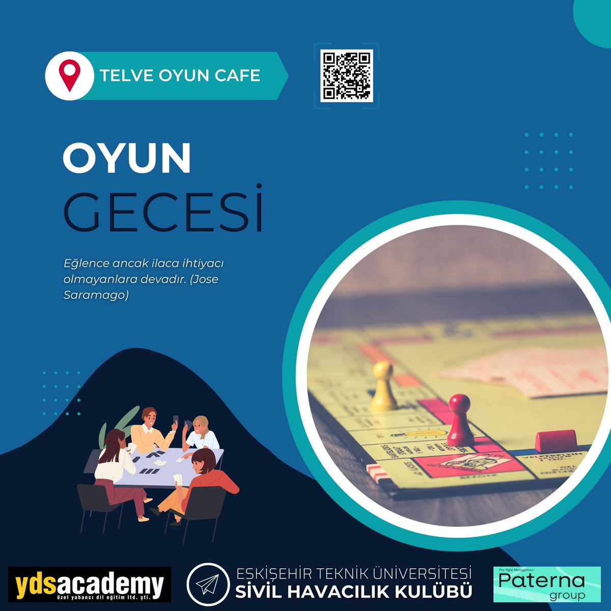 estushk_'s tweet photo. Sivil Havacılık Kulübü olarak aktif ekibimizle oyun gecesi düzenledik. Hep birlikte  eğlenceli vakit geçirdik.🎭🥳 https://t.co/l6ev9VM7M5